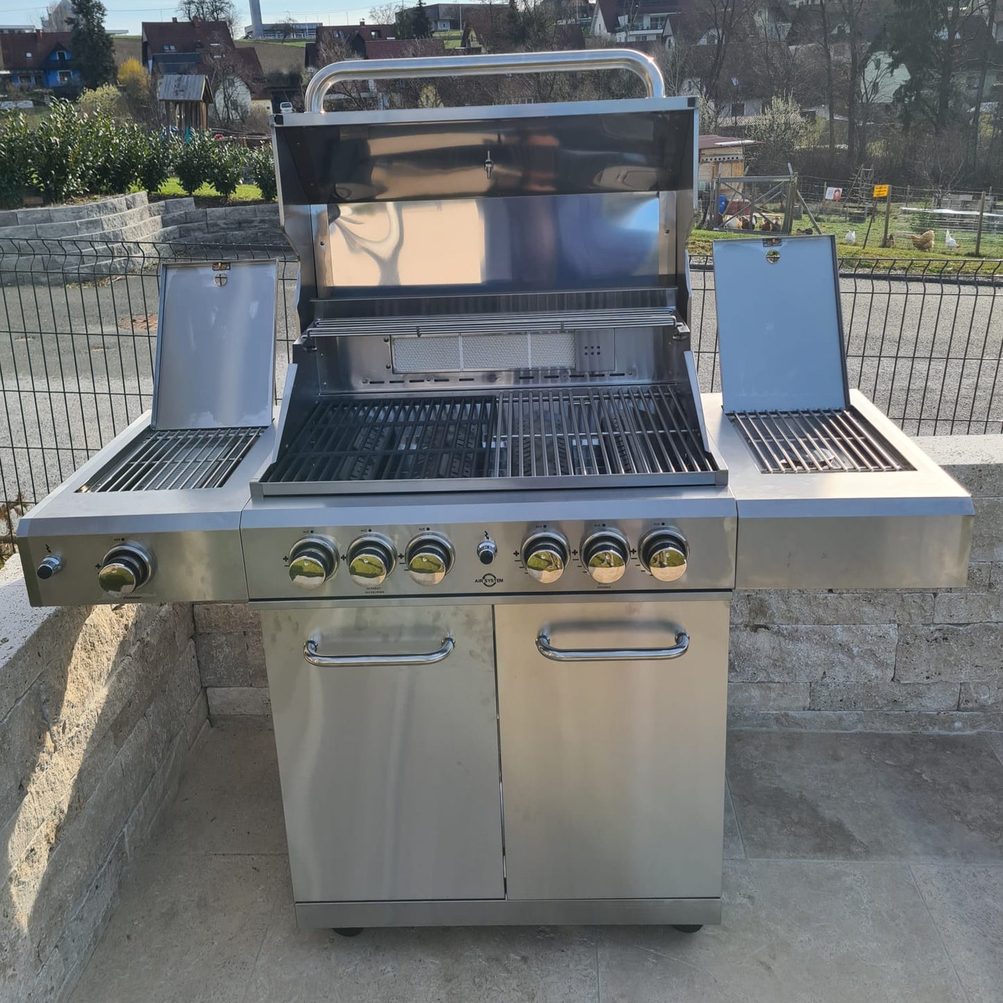ALLGRILL ALLROUNDER M – Edelstahl Gasgrill mit Steakzone®