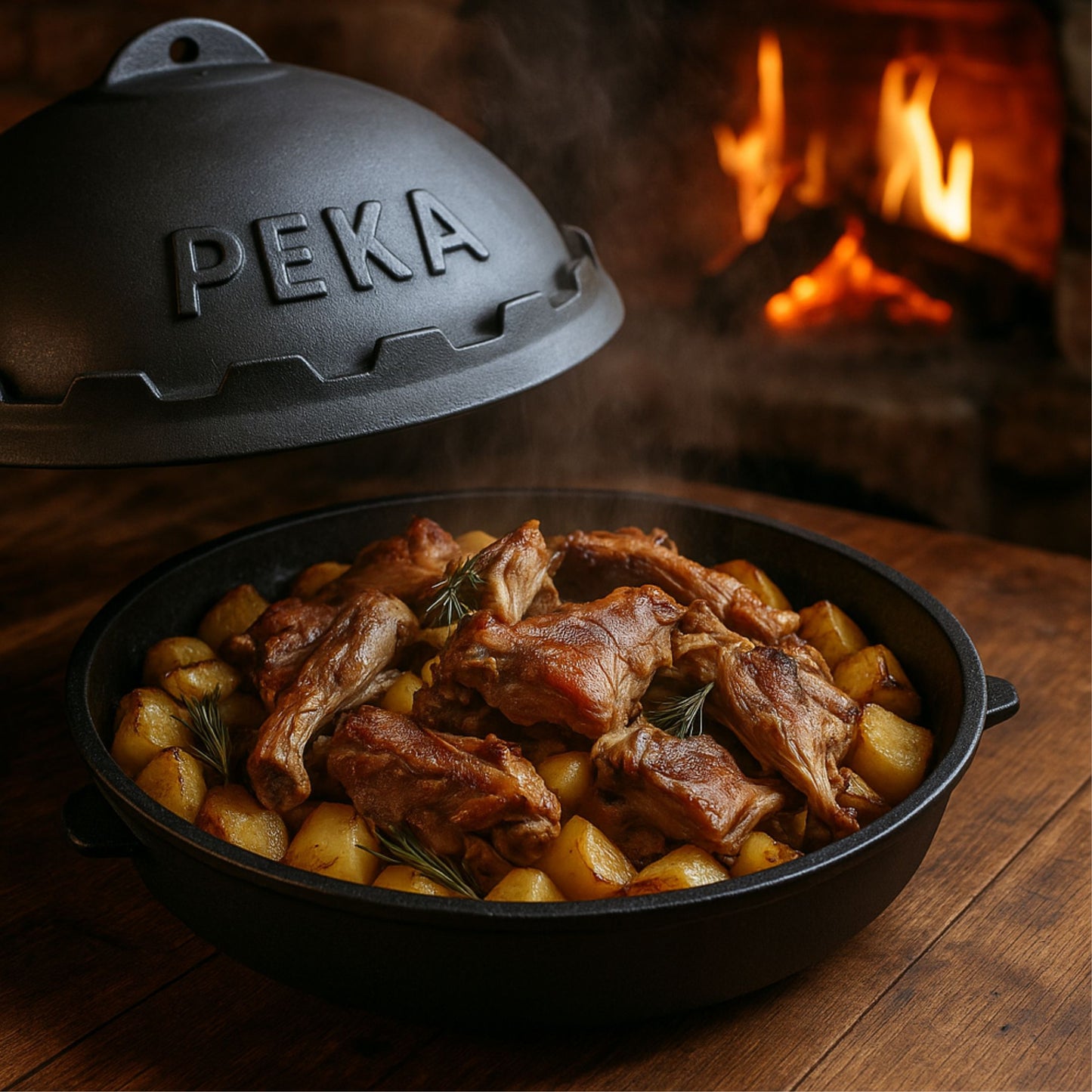 Peka Gusseisen Schmorpfanne Ø 40 cm