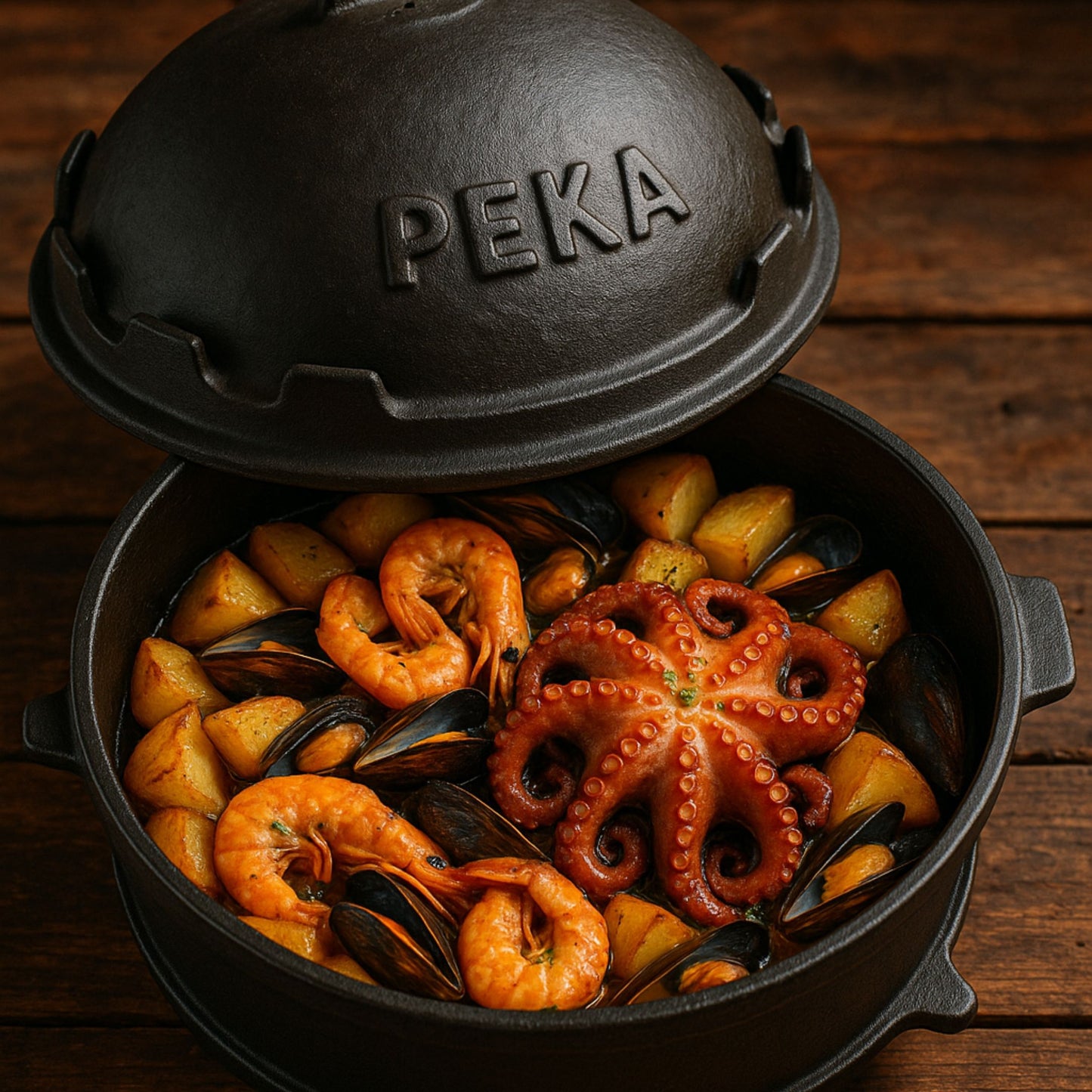 Peka Gusseisen Schmorpfanne Ø 40 cm