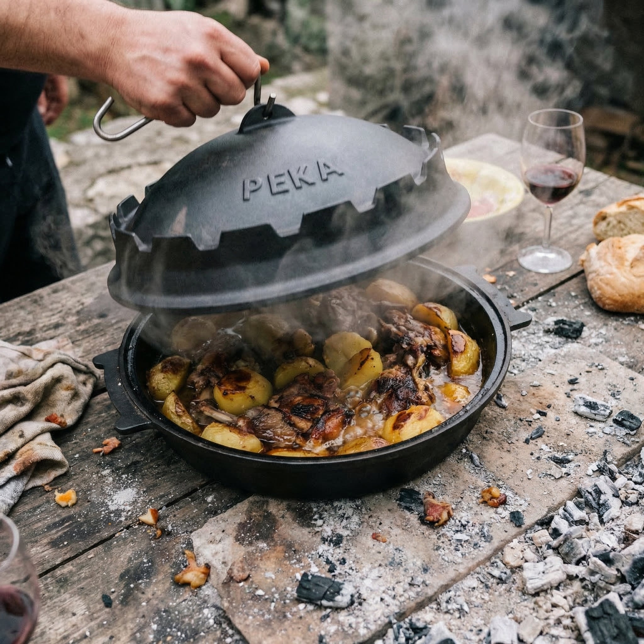 Peka Gusseisen Schmorpfanne Ø 40 cm