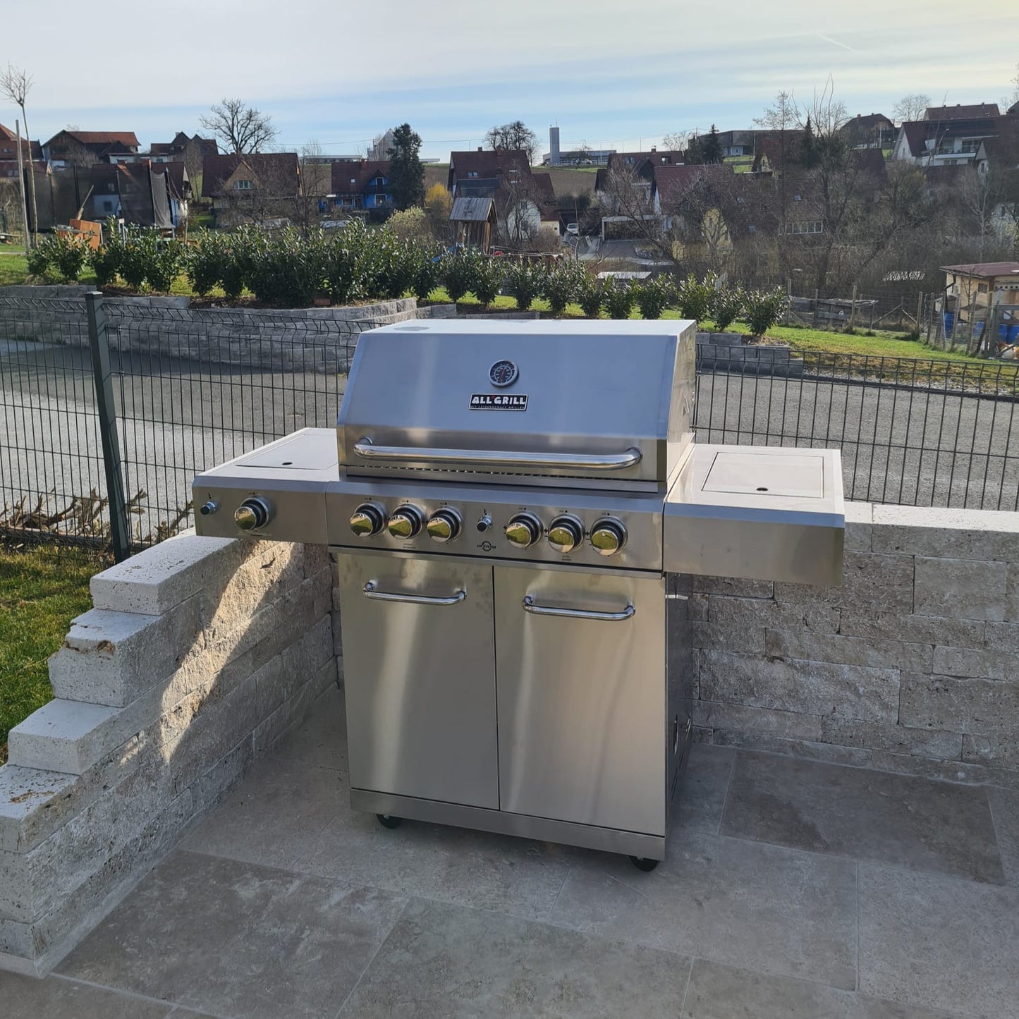 ALLGRILL ALLROUNDER M – Edelstahl Gasgrill mit Steakzone®