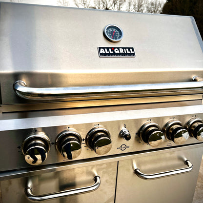ALLGRILL ALLROUNDER M – Edelstahl Gasgrill mit Steakzone®