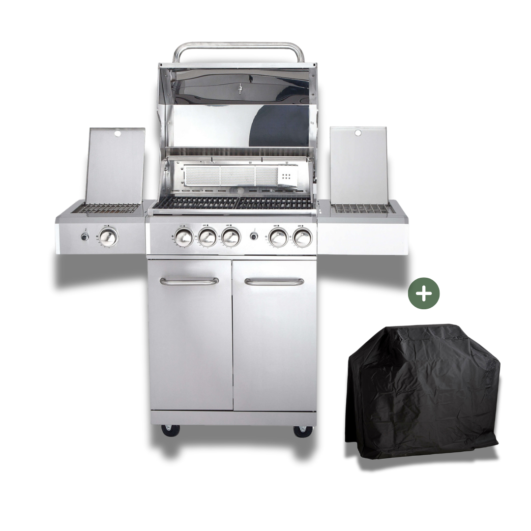 ALLGRILL ALLROUNDER M – Edelstahl Gasgrill mit Steakzone®