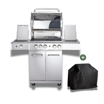 ALLGRILL ALLROUNDER M – Edelstahl Gasgrill mit Steakzone®