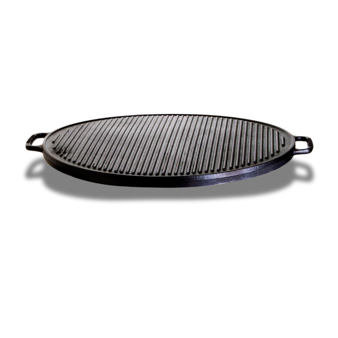 Gusseisen-Plancha rund