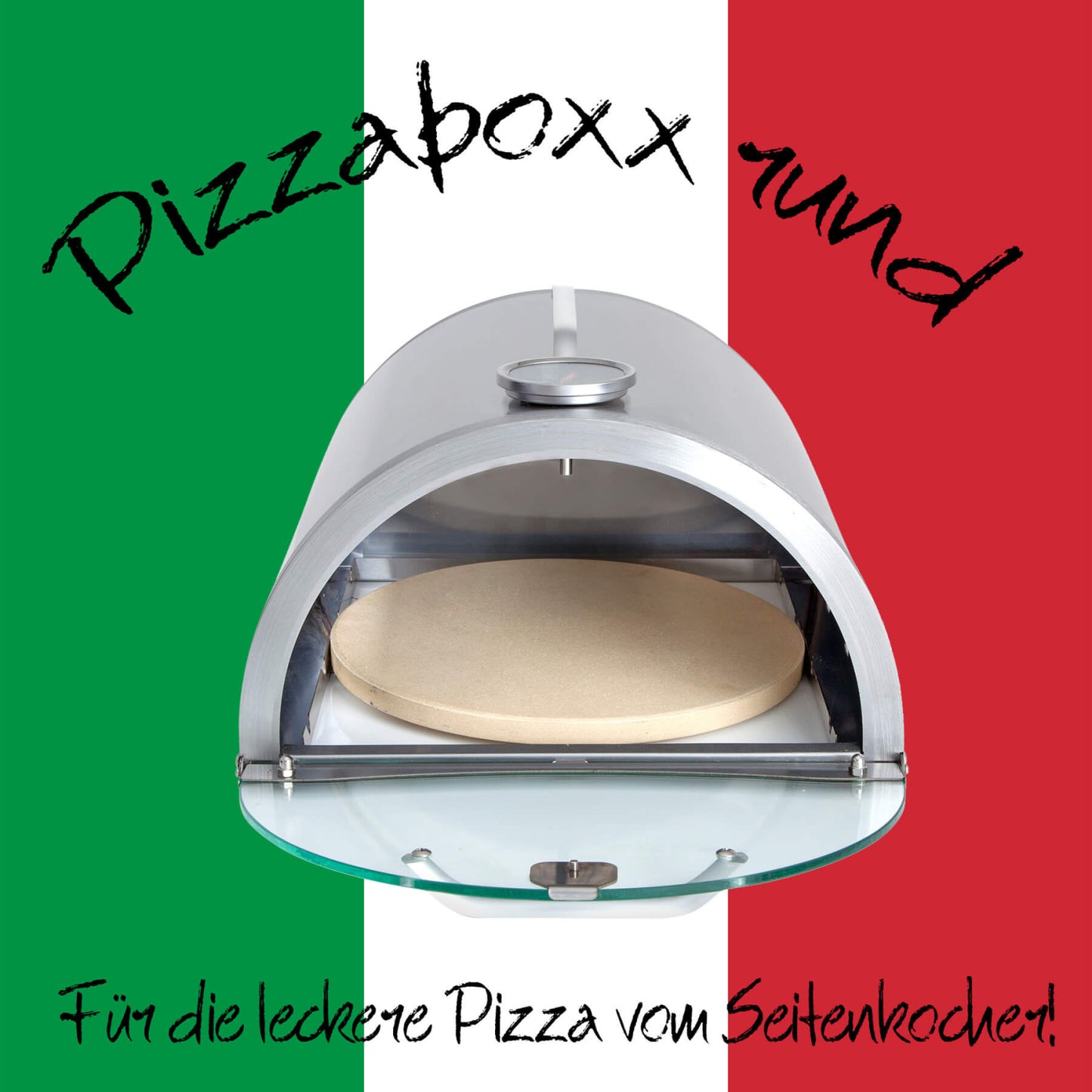 Pizzaboxx® rund für alle ALLGRILL Grills
