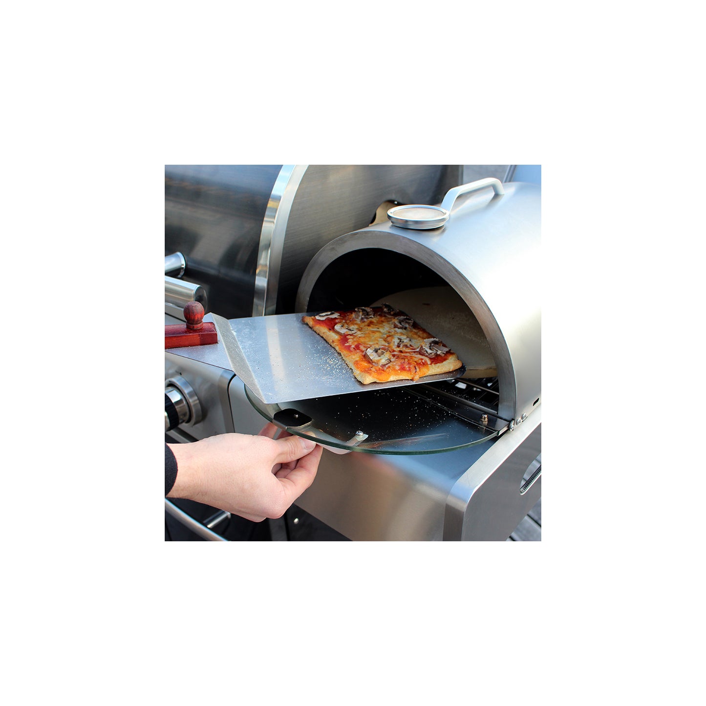 Pizzaboxx® rund für alle ALLGRILL Grills
